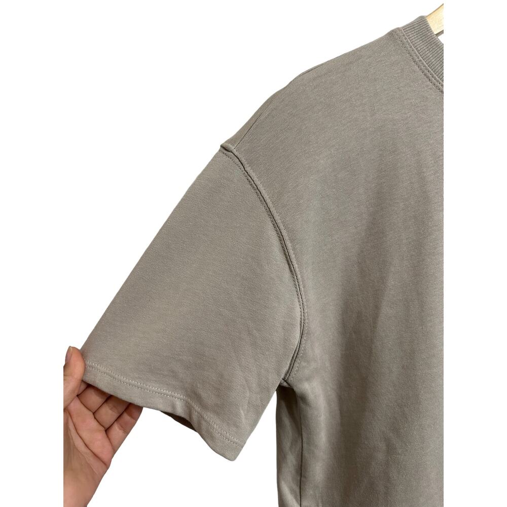 Zara‎ women's tan short sleeve crew neck tee size Small NEW - Picture 2 of 5